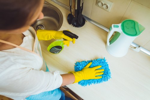 Customer complaint review process for carpet cleaning service
