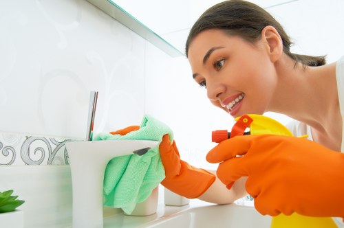 Carpet cleaning equipment ready for a professional cleaning appointment