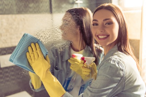 Clean and refreshed curtains improving indoor air quality